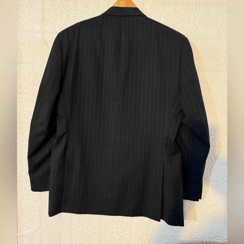 Chaps | 3 button striped sport suit jacket  | 40R - Picture 2 of 3